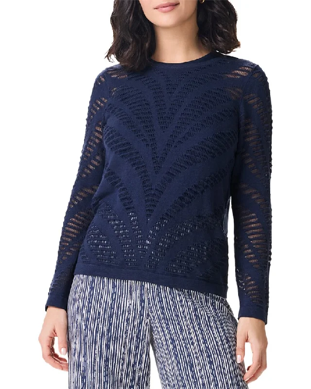 Nic+Zoe Placed Pointelle Sweater