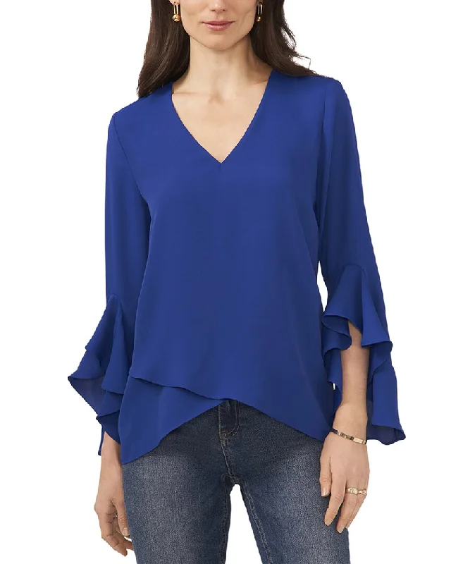 Vince Camuto Flutter Sleeve Tunic