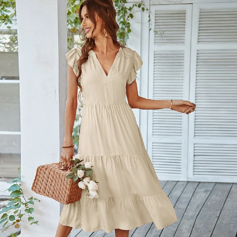 Casual Summer A Line Summer Holiday Daily Dresses