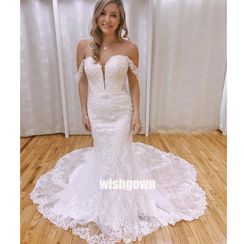 Sweetheart Cap Sleeve Dreaming Long Wedding Dress WDH044