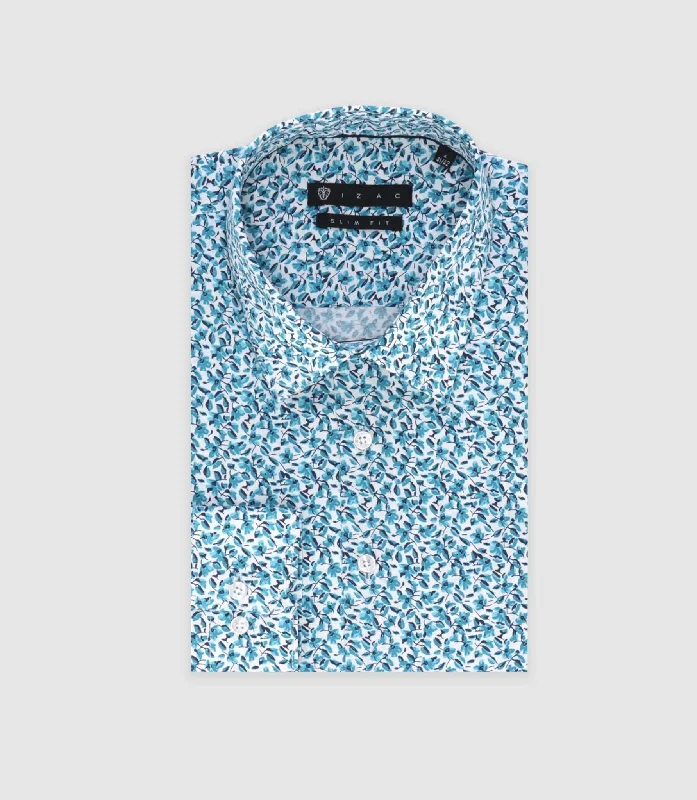 Chemise ville turquoise "Tifast010"