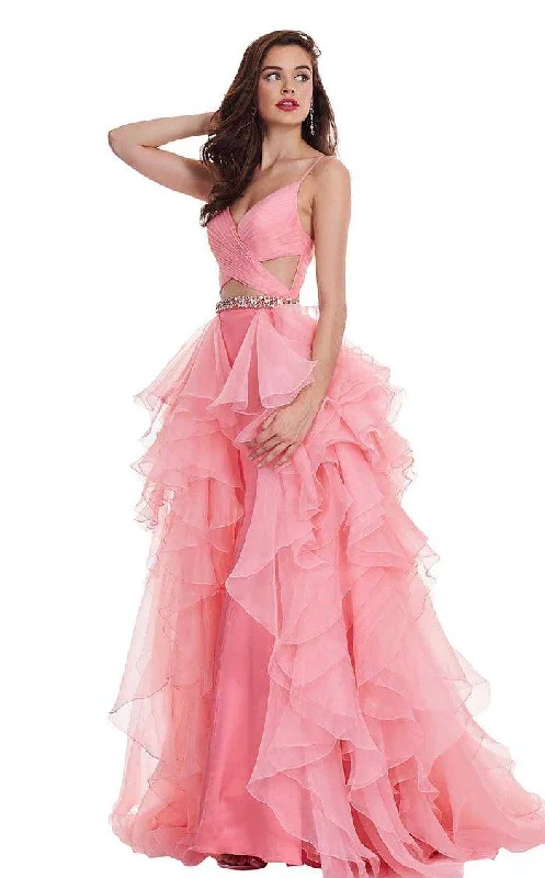 Rachel Allan Prom Spaghetti Strap Long Dress 6498