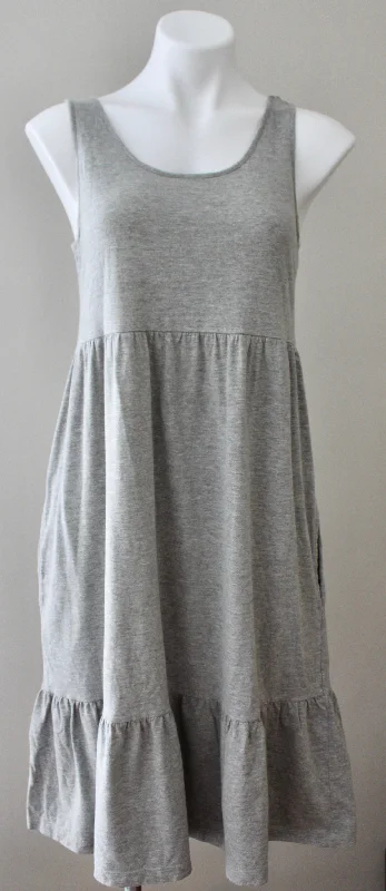 Soft Summer Gray Tank-Dress