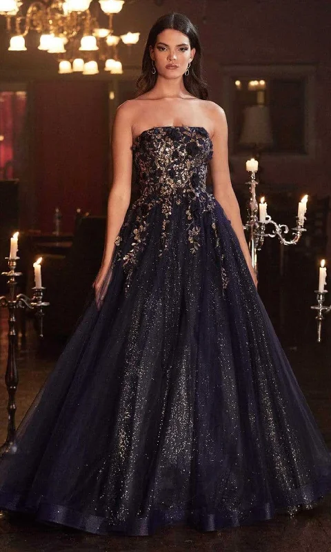 Cinderella Divine - CD955 Strapless Glitter Ballgown