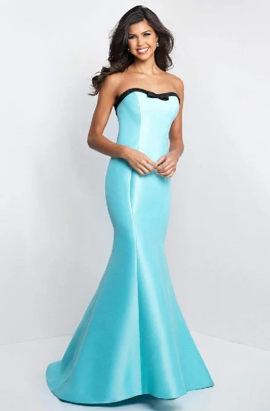 Blush - Strapless Bow Ornate Mermaid Evening Dress C1046SC