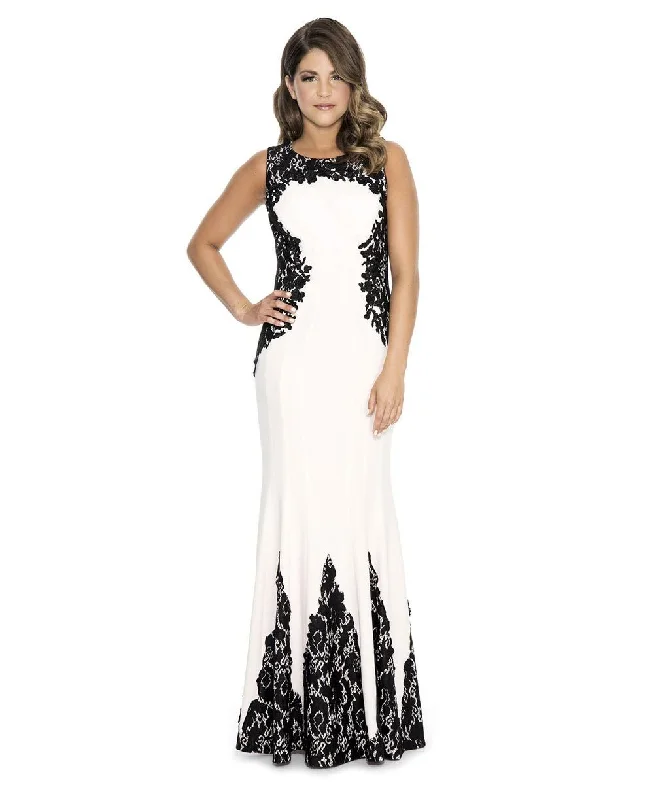 Decode 1.8 - 183973SC Embroidered Fitted Jewel Evening Dress