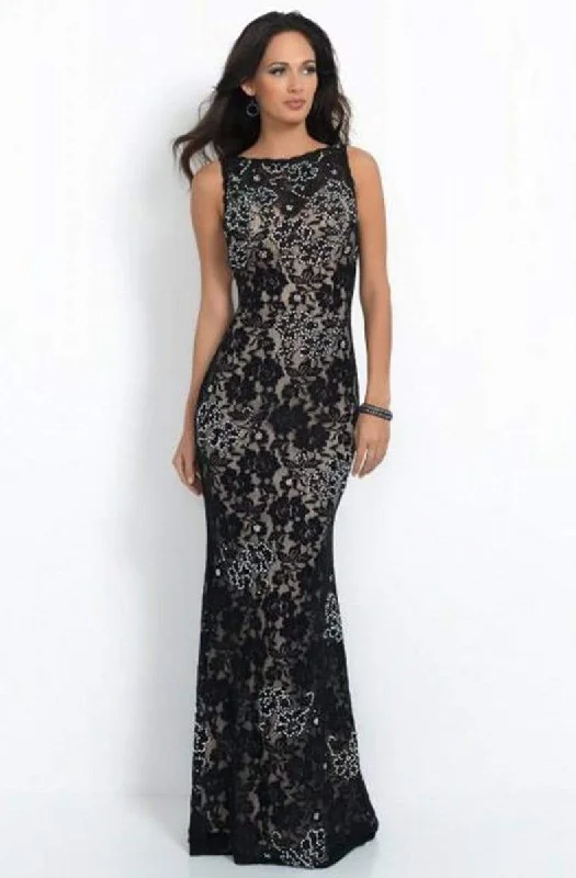 Intrigue - 41SC Bateau Sheath Evening Dress