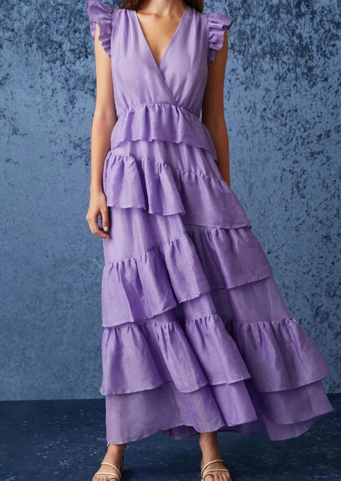 Marisol Dress-Aster Purple