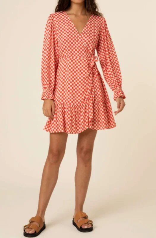 Monique Checkered Dress**Final sale**