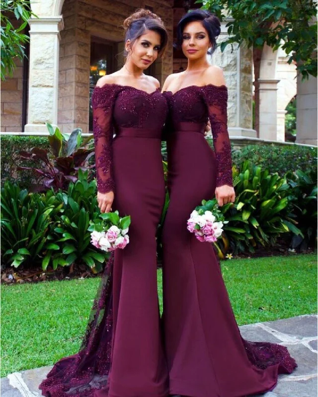 New Arrival Bridesmaid Dress,Off-shoulder Design Bridesmaid Dress,Pretty Bridesmaid Dress,Charming Bridesmaid dress ,PD181