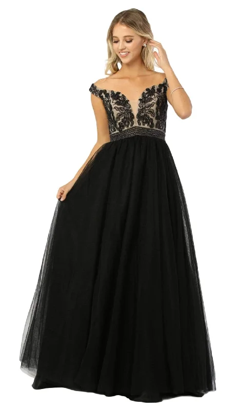 Nox Anabel - E166 Plunging Sweetheart Prom Ballgown