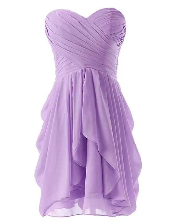 Sweet Bridesmaid Dress, Strapless Bridesmaid Dress,Pretty Bridesmaid Dress,Charming Bridesmaid dress ,PD152