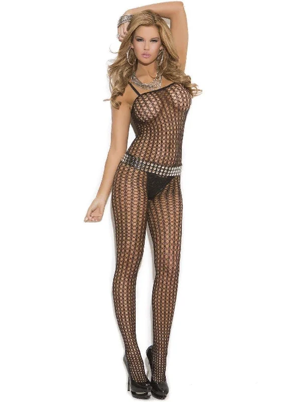 Elegant Moments EM-1614 Crochet Bodystocking with open crotch also in plus size