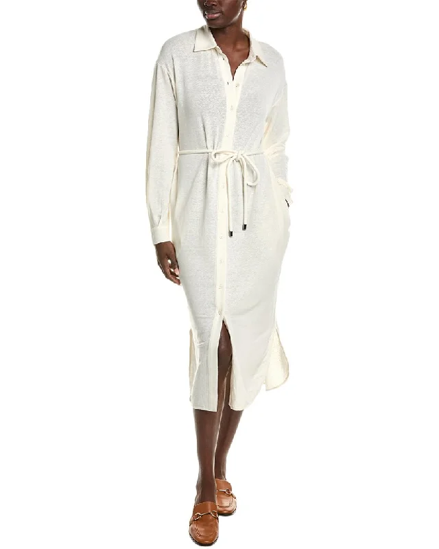 Max Mara Leisure Bormida Linen-Blend Shirtdress