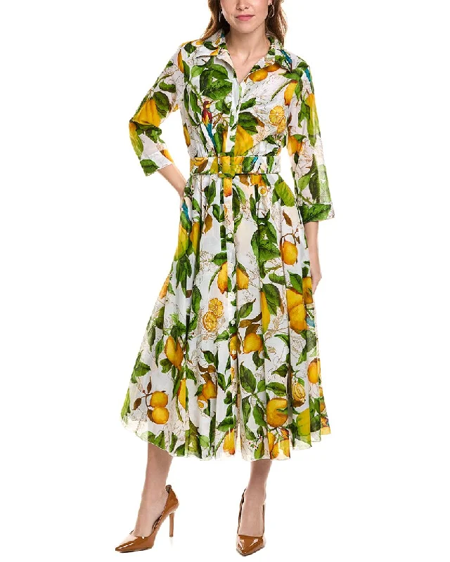 Samantha Sung Aster Shirtdress